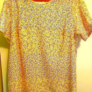 Beautiful Sequins Adorn This Top by Isaac Saacmizrahi  1X lace Neckline